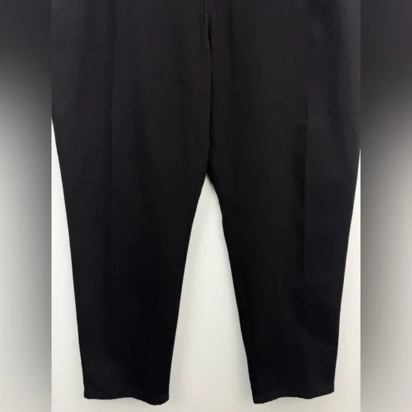 Vintage Lee Size 26W Women’s Black Denim High Rise Side Elastic Jeans NWT - Picture 3 of 9